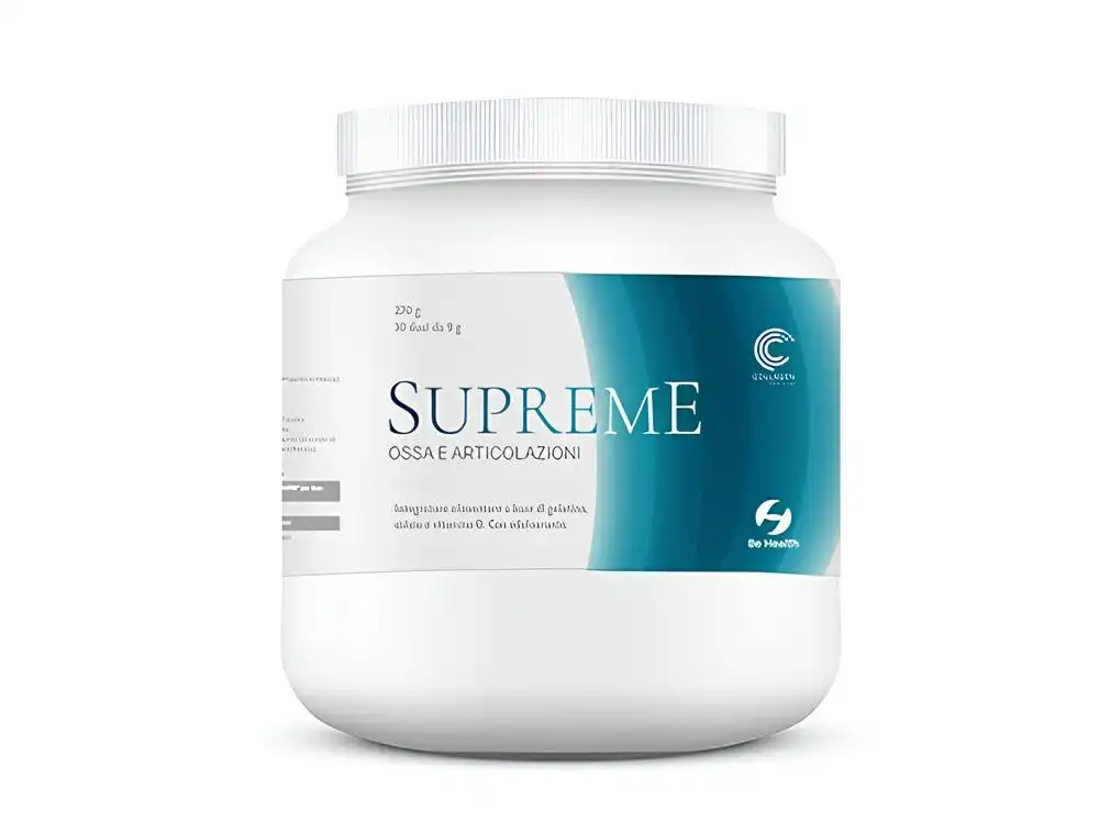 Supreme Ossa e Articolazioni Be Health collagene calcio e vitamina D3 per articolazioni e ossa
